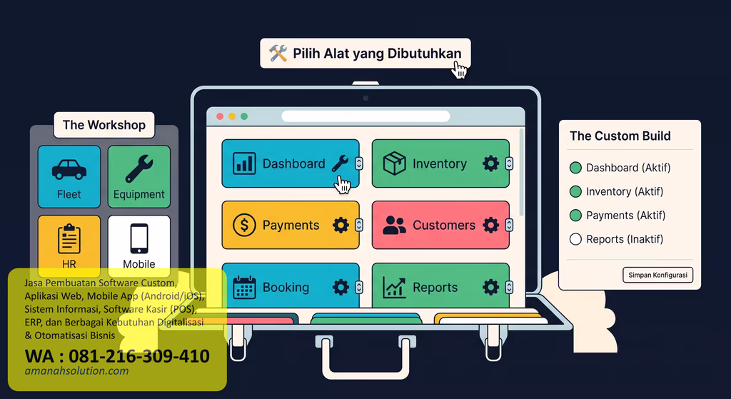 Software custom untuk kebutuhan bisnis