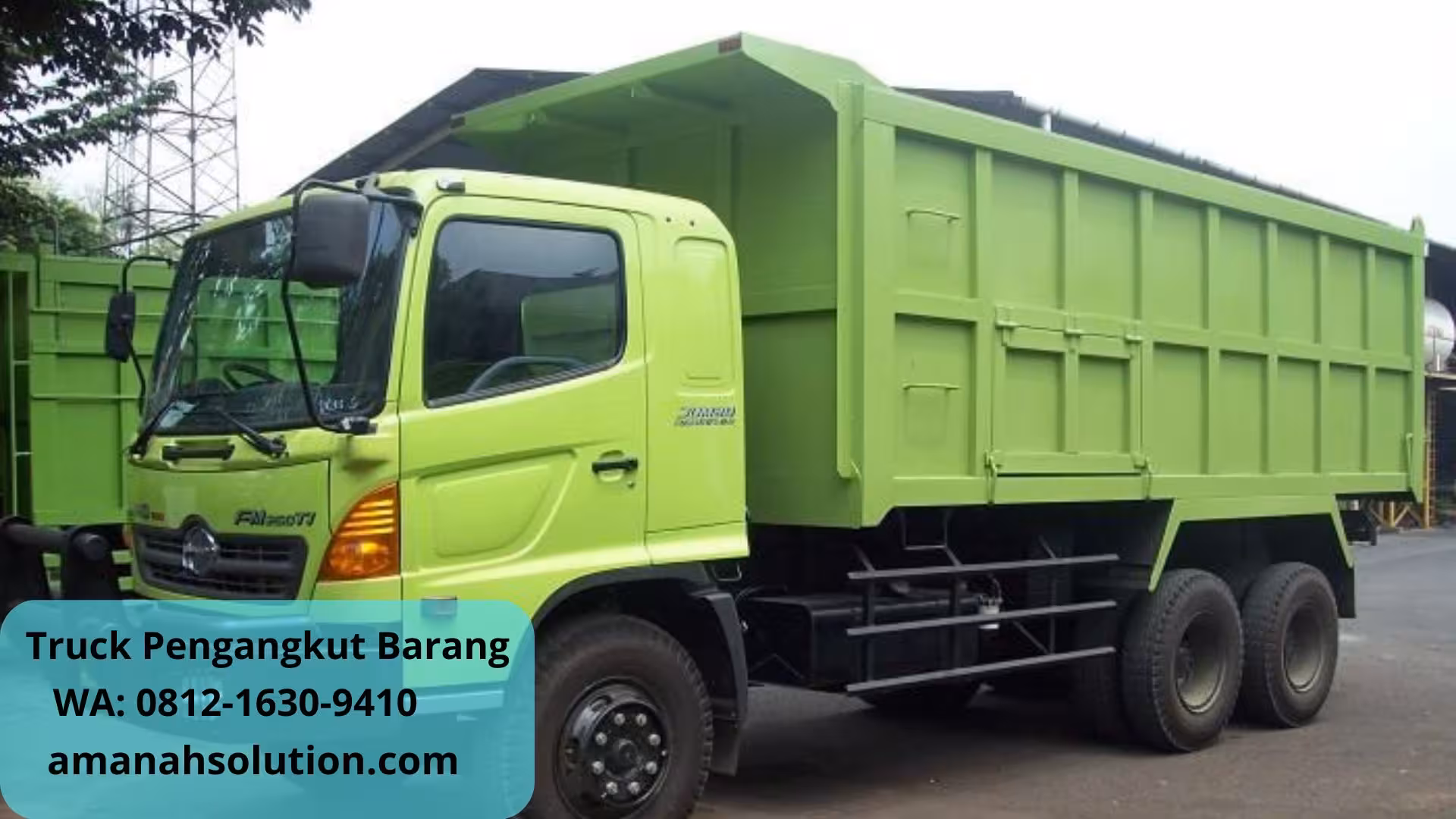 Dump body Fuso untuk aplikasi heavy duty