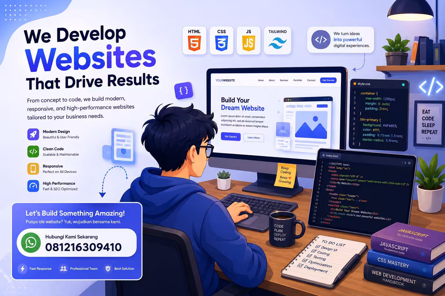 web development perusahaan jasa website Surabaya