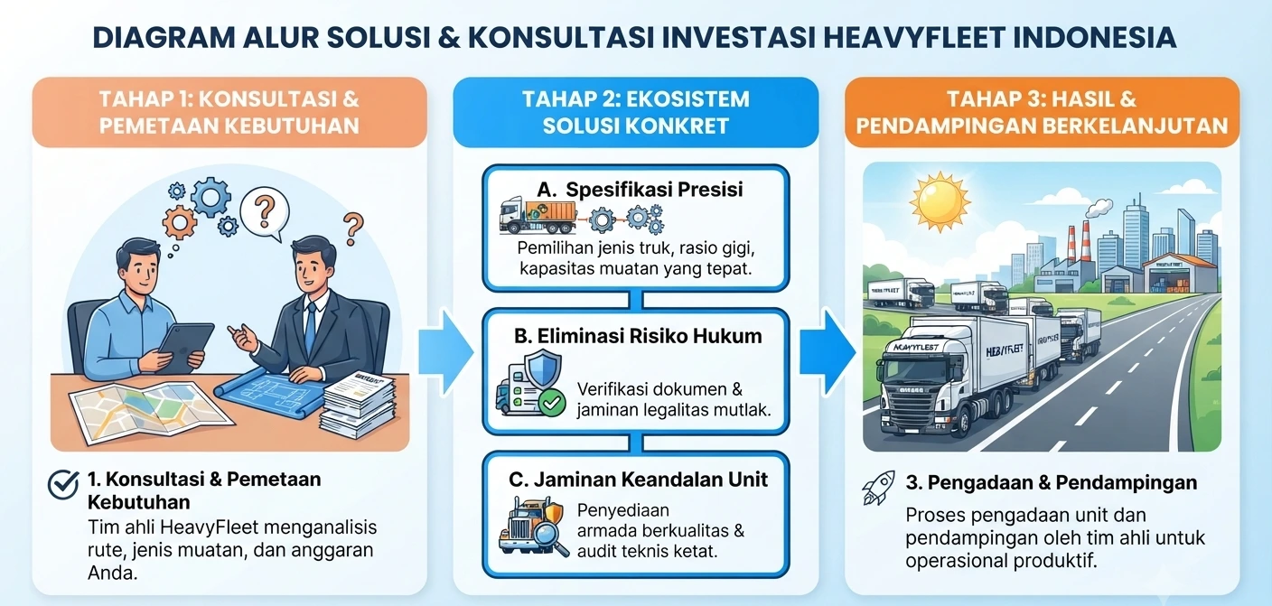 Visual Solusi Truk Komersial Berkualitas
