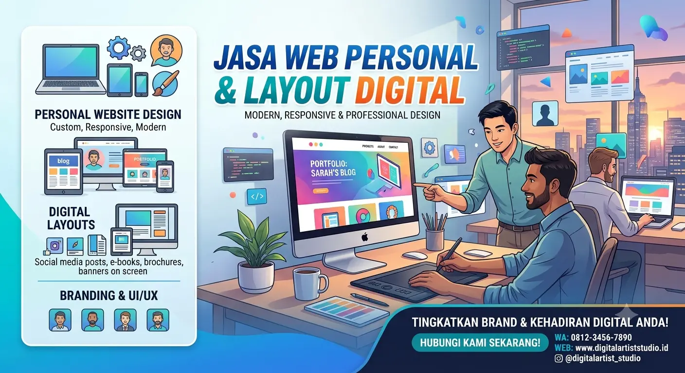 Jasa Web Personal & Layout Digital