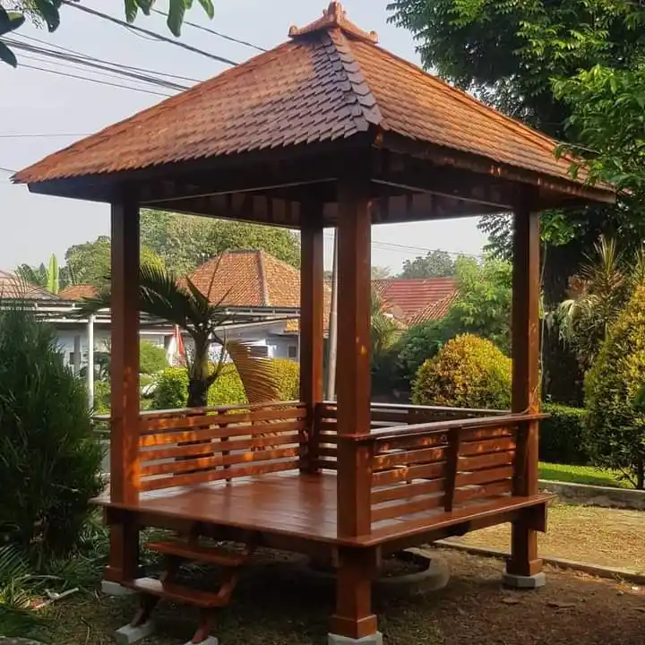 Gazebo Kayu Jati