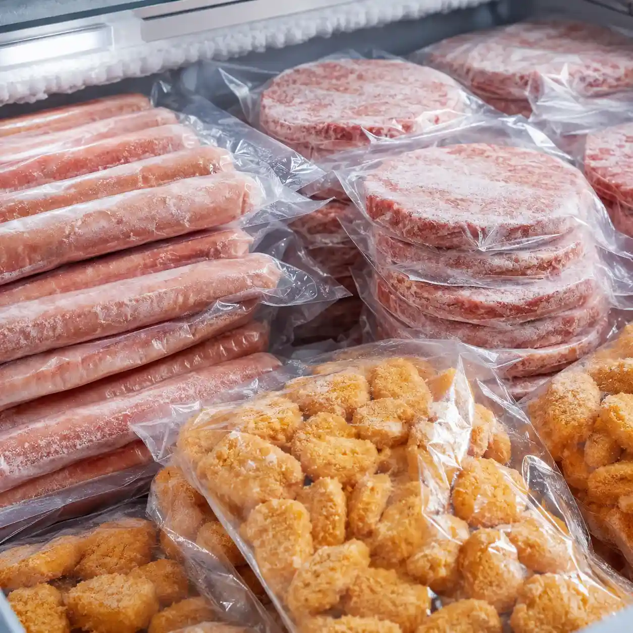 Suplai grosir sosis, chicken nugget, dan olahan daging beku langsung dari pabrik