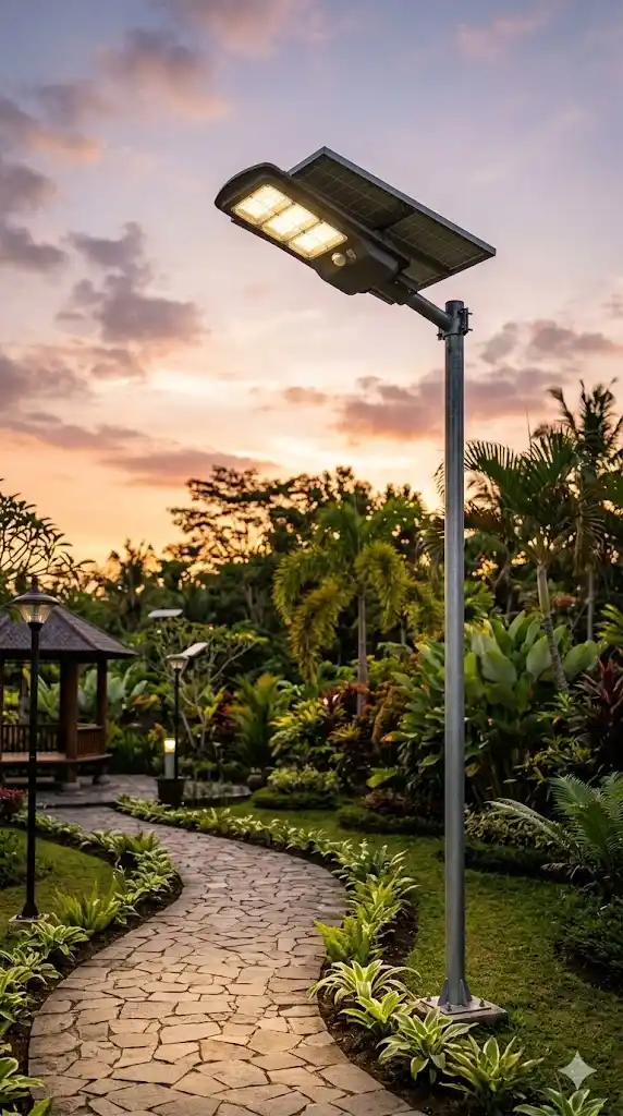 Lampu Taman Tenaga Surya Modern