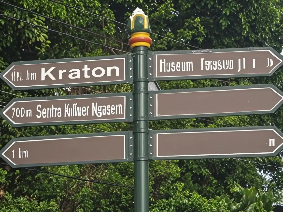 Penunjuk Arah Jalan Stainless