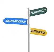 Signage Stainless Modern