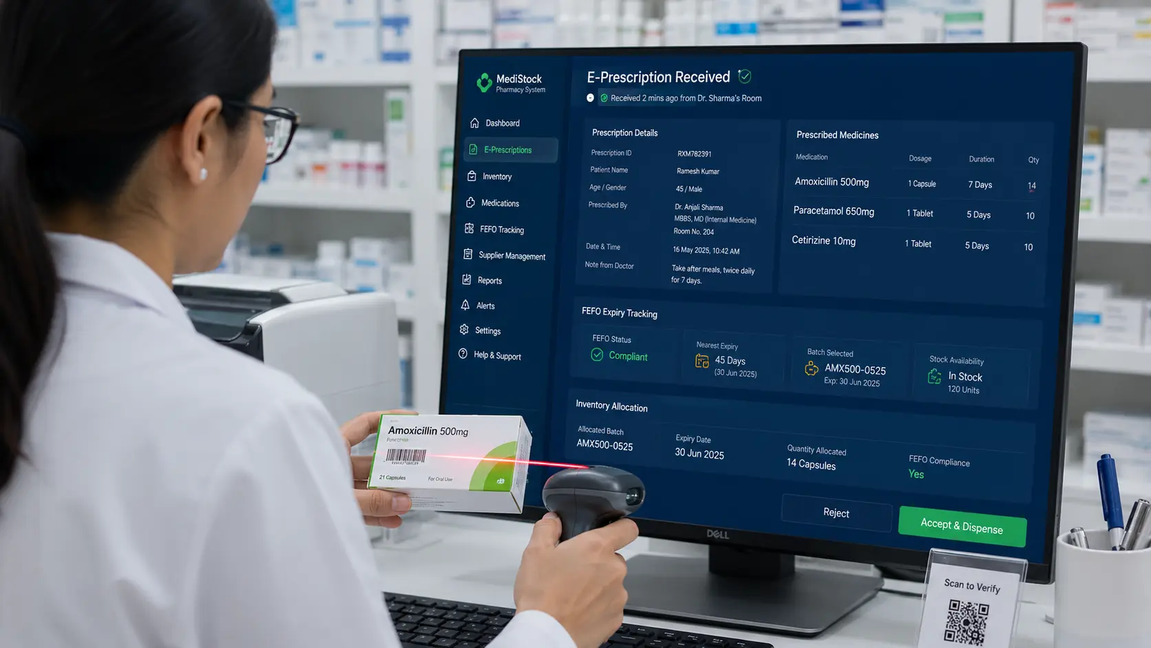 Implementasi sistem E-Resep elektronik dan pelacakan batch obat FEFO di klinik