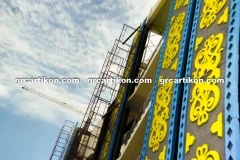 GRC Cladding Fasad gedung bertingkat panel Artikon