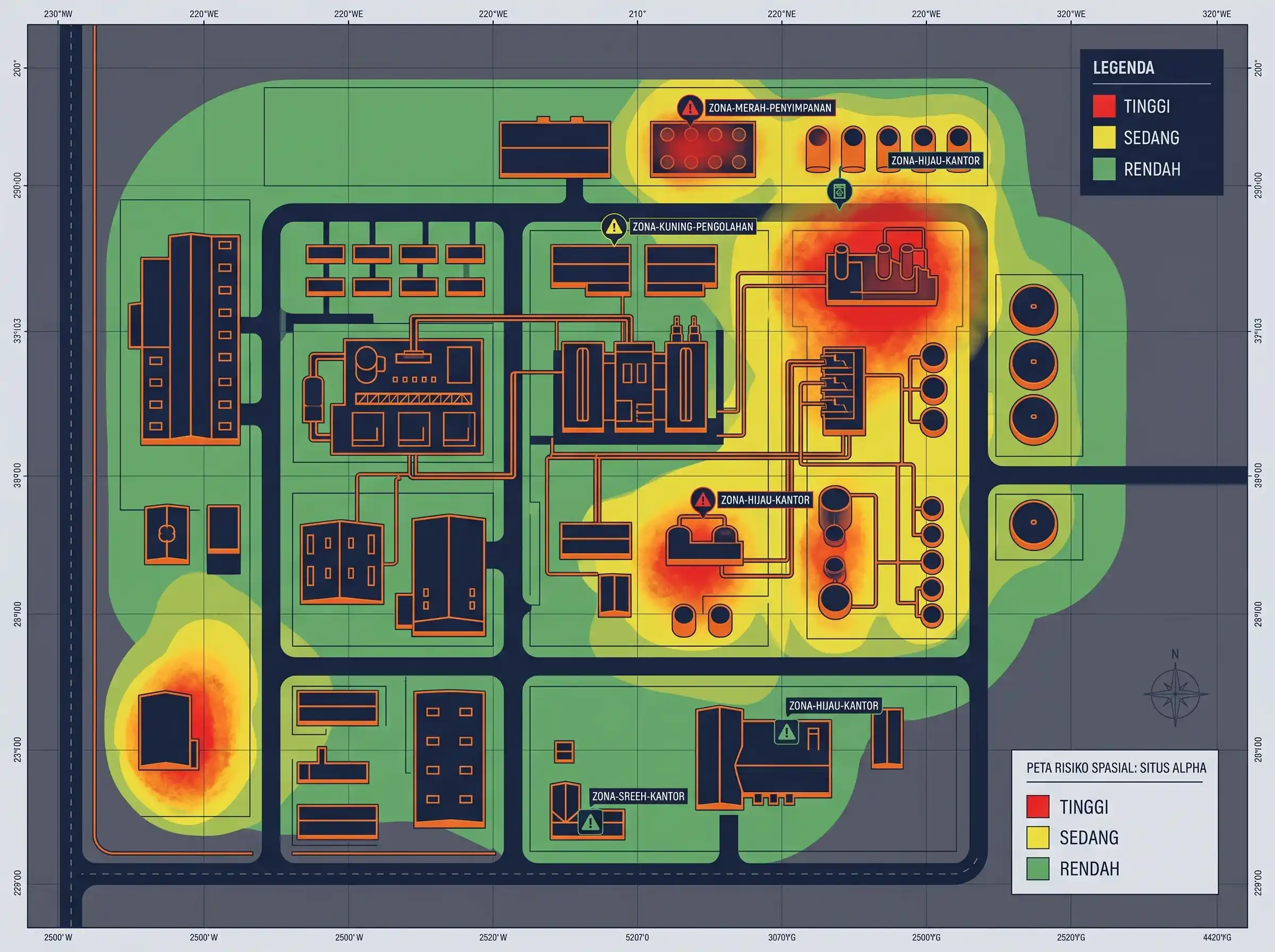 Contoh risk map